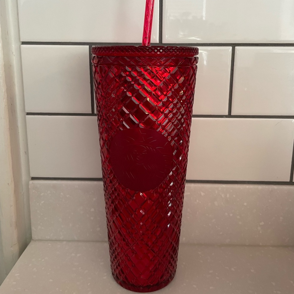 Ruby Red Starbucks Tumbler